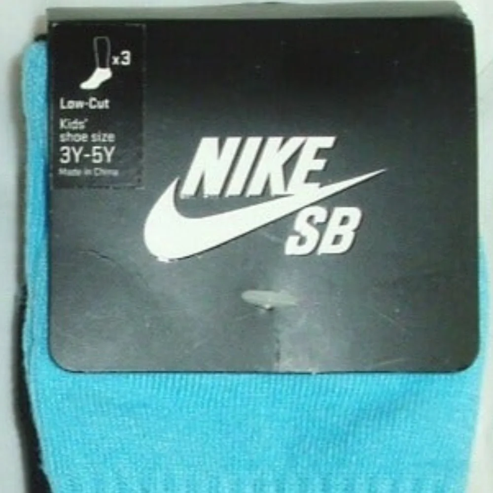 Nike Low Cut Socks Youth Kids Athletic Sports Active Wear Boys Girls 3 pair SB